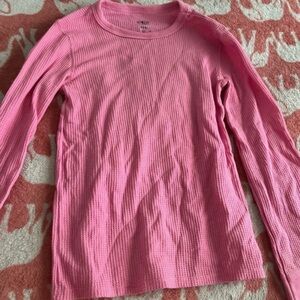 Pink Long Sleeve Thermal Top